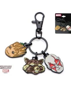 Body Vibe Guardian Of The Galaxy Groot, Rocket,and Drax Wih Black IP Key Chain