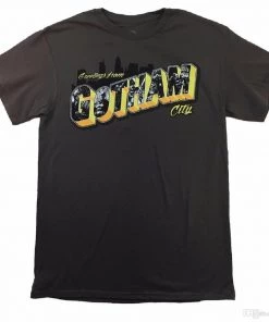Changes DC Comics Batman Greetings From Gotham City Mens T-shirt