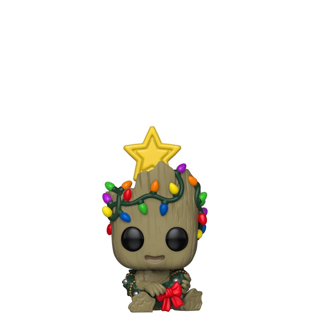Funko Funko Pops! Pop Marvel: Holiday - Groot With Wreath 3 Funko Funko Pops! Pop Marvel: Holiday - Groot With Wreath