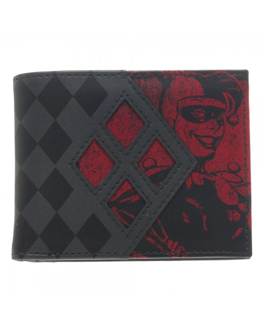 Bioworld DC Comics - Harley Quinn Men's Bi-fold Wallet 3 Bioworld DC Comics - Harley Quinn Men's Bi-fold Wallet
