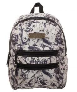 Bioworld Harry Potter Beasts Double Zip Backpack