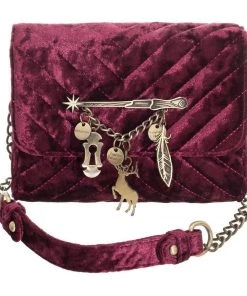 Bioworld Movies Harry Potter Spells Quilted Sidekick Crossbody Bag