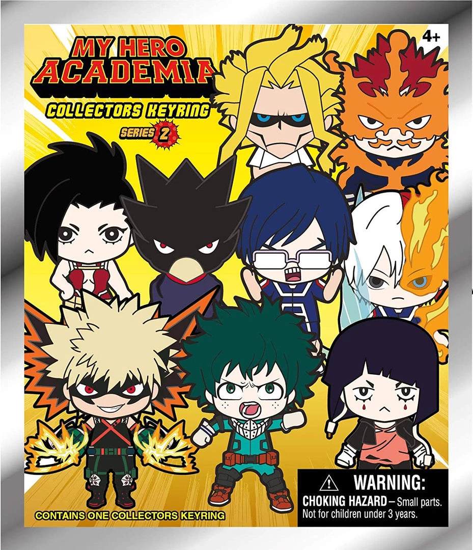 Monogram My Hero Academia Series 2 - 3D Foam Collectible Bag Clip In A Blind Bag 3 Monogram My Hero Academia Series 2 - 3D Foam Collectible Bag Clip In A Blind Bag