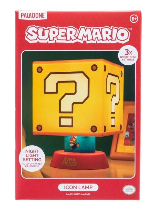 Paladone Super Mario Icon Lamp Mario Series 4 Paladone Super Mario Icon Lamp Mario Series