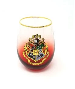 Spoontiques Movies Harry Potter - Hogwarts Crest - Stemless Wine Glass