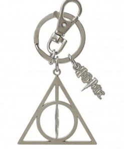 Monogram Harry Potter Deathly Hallow Key Chain Movies