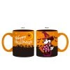 Silver Buffalo Disney Halloween Minnie Witch Ceramic Mug, 14-Ounce, Orange/black
