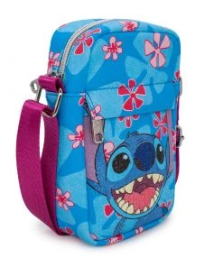 Buckle-Down Disney Lilo & Stitch - Stitch Smiling Face Women's Crossbody Wallet
