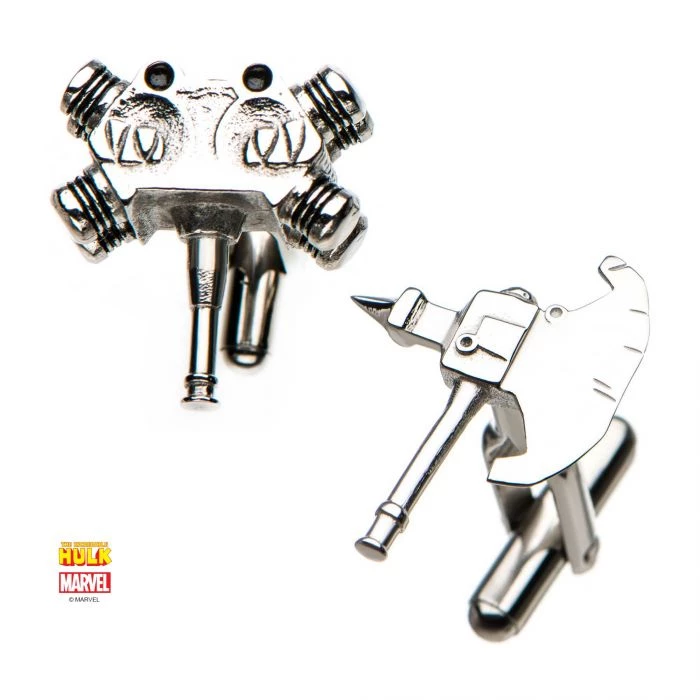 Body Vibe Marvel Axe Hammer Cufflinks 3 Body Vibe Marvel Axe Hammer Cufflinks