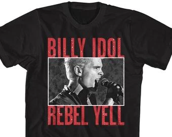 American Classics Billy Idol Singing Rebel Yell Adult T Shirt Music 3 American Classics Billy Idol Singing Rebel Yell Adult T Shirt Music