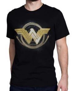 Trevco DC Comics Wonder Woman Lasso Of Truth Logo Women's Officially Licensed T Shirt