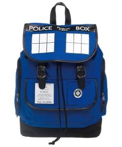 Bioworld Dr. Who Tardis Backpack - Navy Blue Tardis Backpack