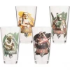 Vandor Star Wars Set Of Four 16 Oz Glasses Disney