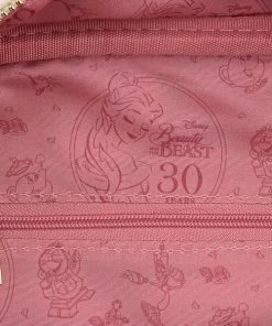 Loungefly Disney Beauty And The Beast Rose Crossbody Bag Purse 8 Loungefly Disney Beauty And The Beast Rose Crossbody Bag Purse