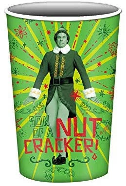 Silver Buffalo Movies Warner Brothers Elf OMG Santa Paper Plate, Cup And Napkin Party Pack, 60 Piece, Multicolor 5 Silver Buffalo Movies Warner Brothers Elf OMG Santa Paper Plate, Cup And Napkin Party Pack, 60 Piece, Multicolor