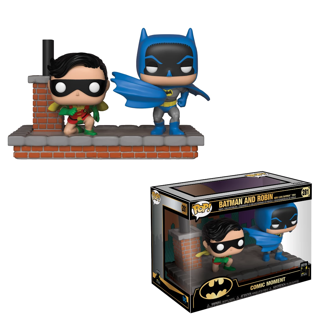 Funko Funko Pops! DC Comics: Batman & Robin 1972 POP Moments Vinyl Figure 3 Funko Funko Pops! DC Comics: Batman & Robin 1972 POP Moments Vinyl Figure