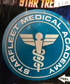 ATA-BOY INC Movies Star Trek Starfleet Medical Die-Cut Sticker
