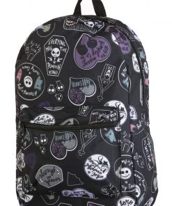 Bioworld Nightmare Before Christmas Patches Sublimated Backpack Disney