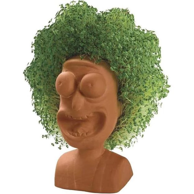 NECA Rick And Morty Chia Pet Rick Decorate Planter 4 NECA Rick And Morty Chia Pet Rick Decorate Planter