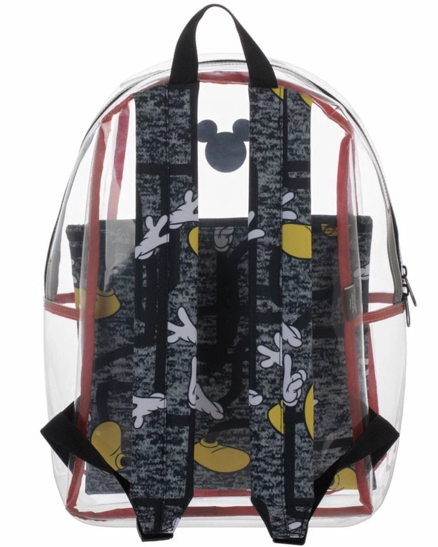 Bioworld Mickey Mouse Clear Backpack Disney 5 Bioworld Mickey Mouse Clear Backpack Disney