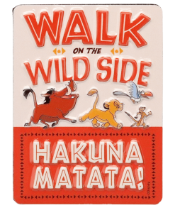 Open Road Brands The Lion King Hakuna Matata Embossed Tin Magnet