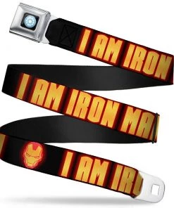 Buckle-Down Iron Man Seatbelt Belt
