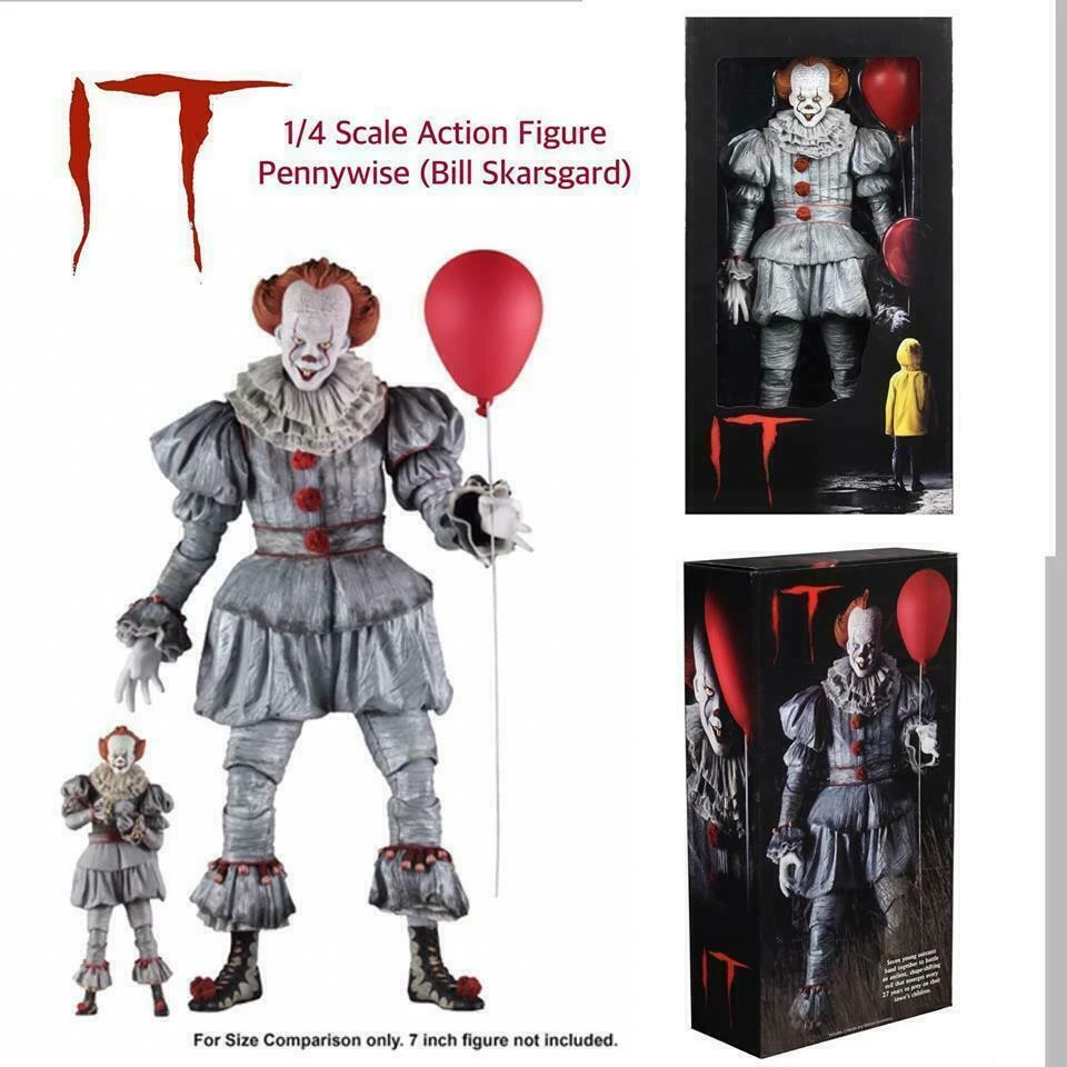 NECA It Pennywise 18 Inch 1/4 Scale Action Figure 2017 5 NECA It Pennywise 18 Inch 1/4 Scale Action Figure 2017