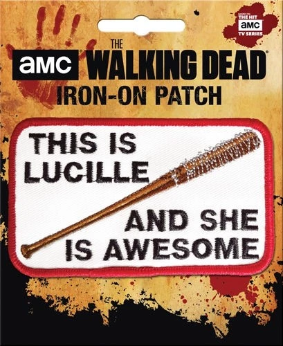 ATA-BOY INC TV Series The Walking Dead Lucille Iron-On Patch 3 ATA-BOY INC TV Series The Walking Dead Lucille Iron-On Patch