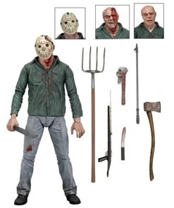 NECA Friday The 13th Scale Ultimate Part 3 Jason Action Figure, 7" Movies