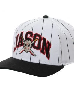 Bioworld Friday The 13th - Pinstripe Pre-Curved Snapback Hat Movies