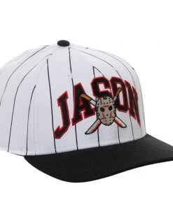 Bioworld Friday The 13th - Pinstripe Pre-Curved Snapback Hat Movies 10 Bioworld Friday The 13th - Pinstripe Pre-Curved Snapback Hat Movies
