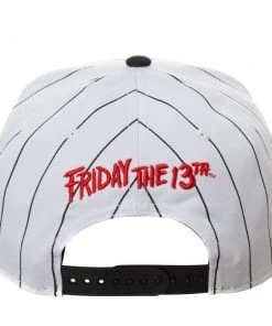 Bioworld Friday The 13th - Pinstripe Pre-Curved Snapback Hat Movies 11 Bioworld Friday The 13th - Pinstripe Pre-Curved Snapback Hat Movies