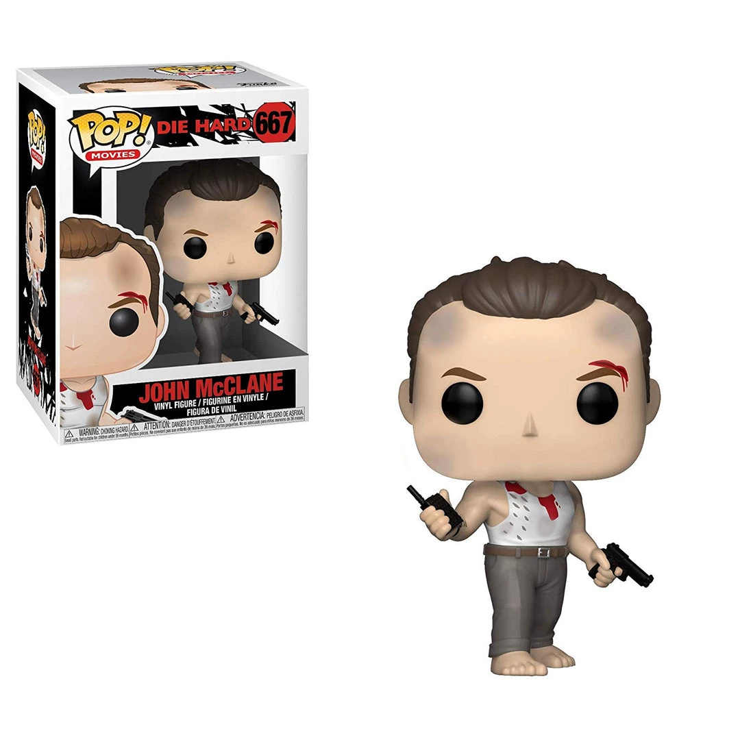 Funko Pop Movies: Die Hard - John McClane Collectible Figure 3 Funko Pop Movies: Die Hard - John McClane Collectible Figure
