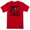 Trevco Dc Comics Harley Quinn Don't Care Red T-shirt 1 Trevco Dc Comics Harley Quinn Don't Care Red T-shirt
