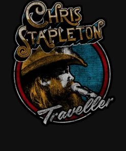 Merch Traffic Chris Stapleton Traveller Distressed T-shirt
