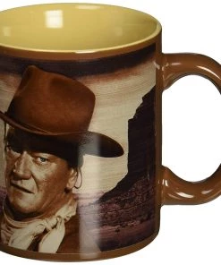 Vandor John Wayne " A Man's Got To Do" 12 Oz Ceramic Mug Movies