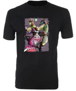 Great Eastern Entertainment JoJo's Bizarre Adventure Jonathan & Dio Brando Flames Men's Sublimation T-Shirt Anime
