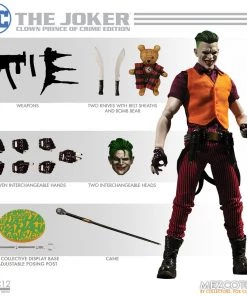 Mezco DC Comics DC The Joker Clown Prince Of Crime Edition One: 12 Collective Action Figure 5 Mezco DC Comics DC The Joker Clown Prince Of Crime Edition One: 12 Collective Action Figure