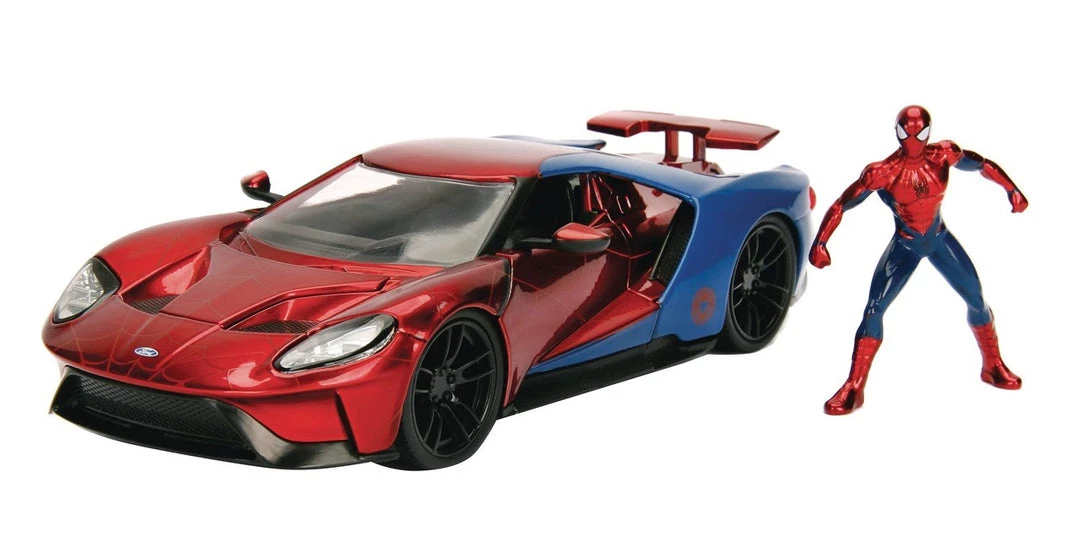 Toy Wonders Marvel Spider-Man 2017 Ford GT Model Car 3 Toy Wonders Marvel Spider-Man 2017 Ford GT Model Car