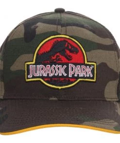 Bioworld Jurassic Park - Camo Pre-Curved Snapback Hat Movies