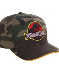 Bioworld Jurassic Park - Camo Pre-Curved Snapback Hat Movies