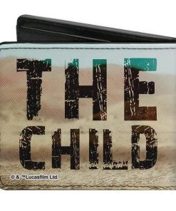 Buckle-Down Star Wars THE CHILD Full Body Pose Vivid Bi-Fold Wallet