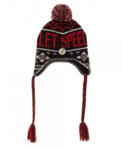 Bioworld DC Comics - The Flash - Scarlet Speedster Embroidery Laplander Beanie Cap