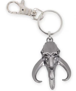 Monogram Star Wars The Mandalorian Skull Pewter Keychain