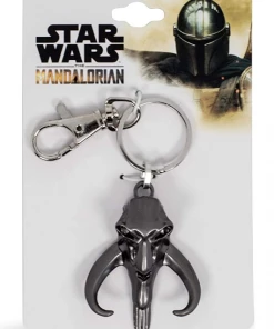 Monogram Star Wars The Mandalorian Skull Pewter Keychain