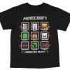 JINX Video Games Minecraft Adventure - Boys' Size Character Group T-shirt