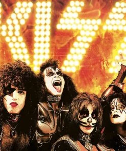 Desperate Enterprises Inc KISS - Group Metal Sign