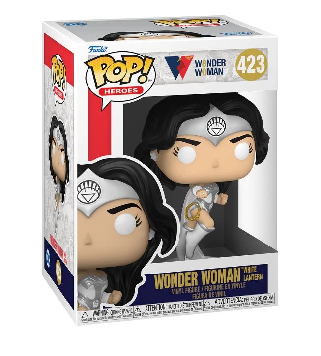 Funko Pops! Funko POP - Wonder Woman White Lantern - WW80 4 Funko Pops! Funko POP - Wonder Woman White Lantern - WW80