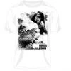 Bioworld Movies Godzilla Vs King Kong Key Art Black & White Print T-shirt