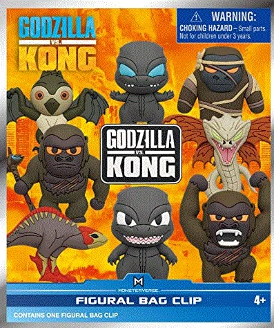 Monogram Godzilla Vs Kong Figural Bag Clips In Blind Bag